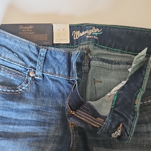 Wrangler Blue Boot Cut Jeans - Picture 5 of 12